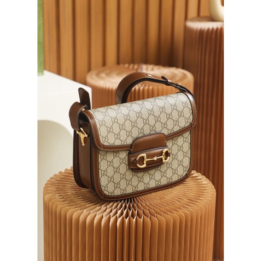 Gvc*1 Horsebit 1955 GG Small Shoulder Bag
