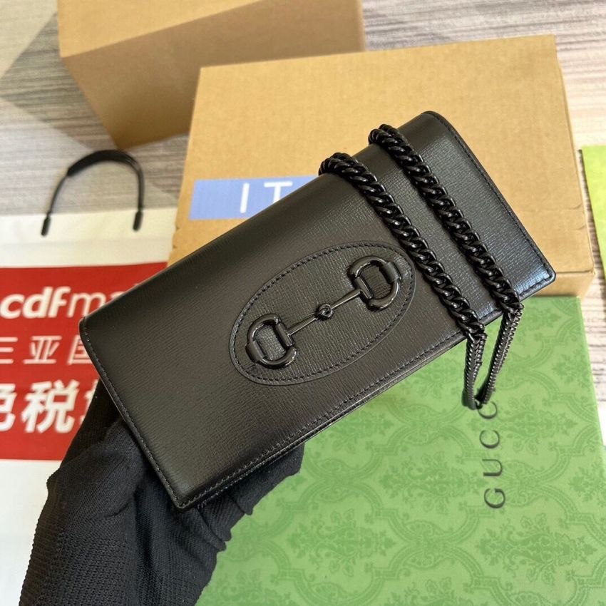 Gvc*1 Horsebit 1955 Chain Wallet