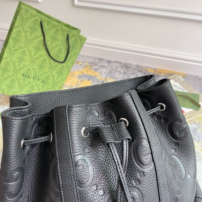 Gvc*1 GG Leather Backpack