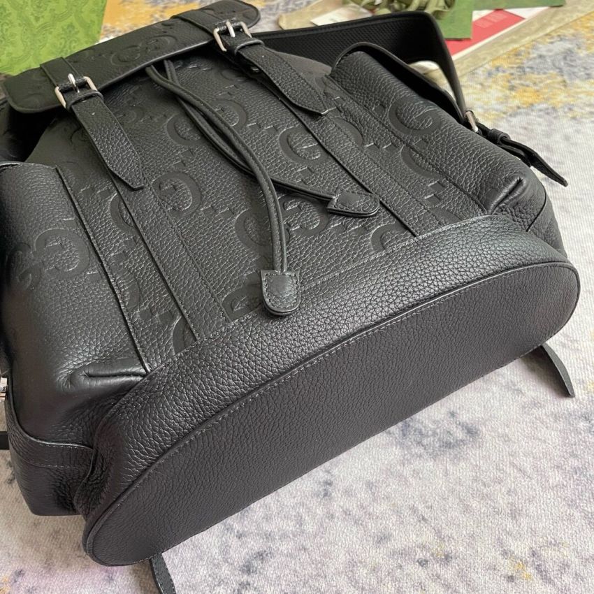 Gvc*1 GG Leather Backpack