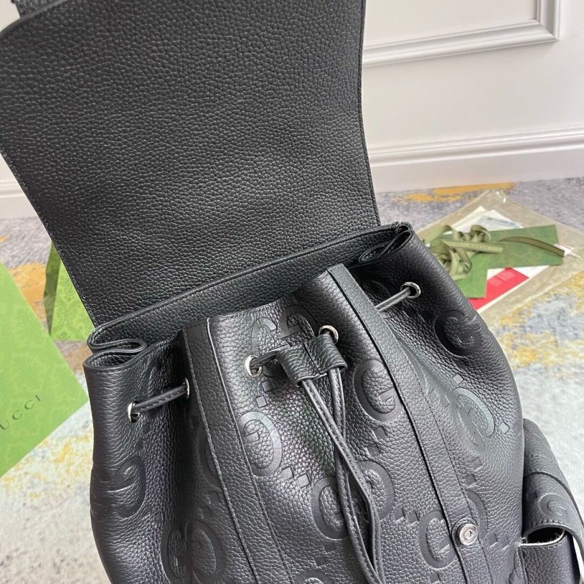 Gvc*1 GG Leather Backpack