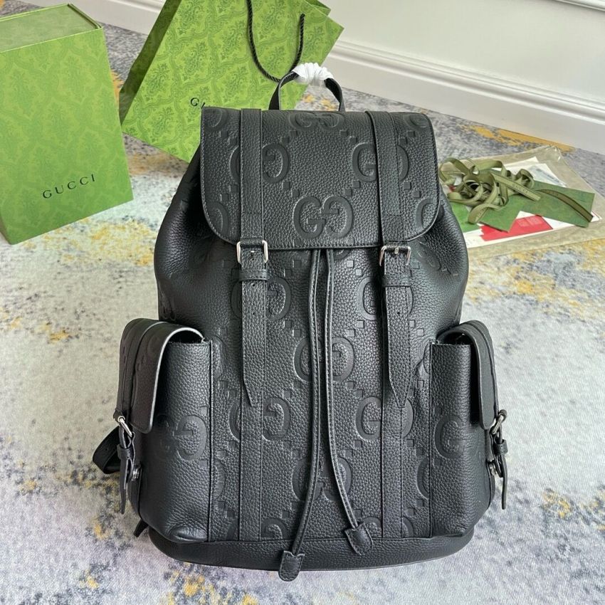 Gvc*1 GG Leather Backpack