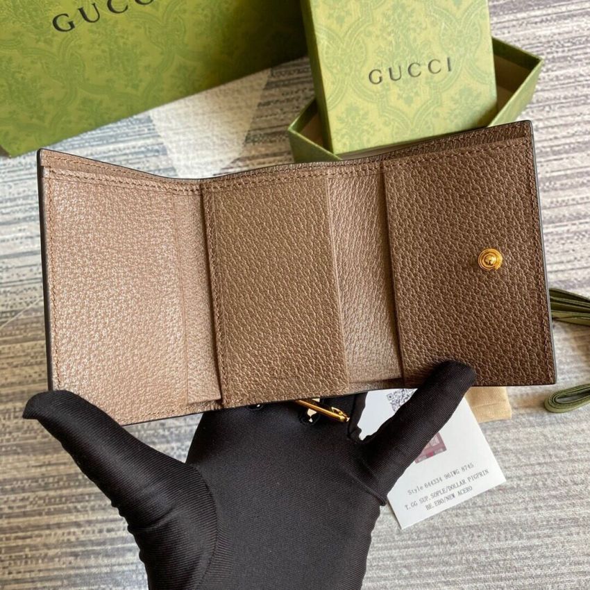 Gvc*1 GG Ophidia Compact wallet