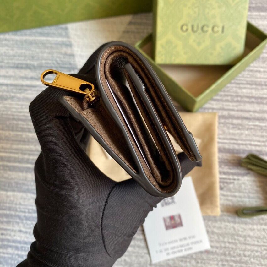 Gvc*1 GG Ophidia Compact wallet