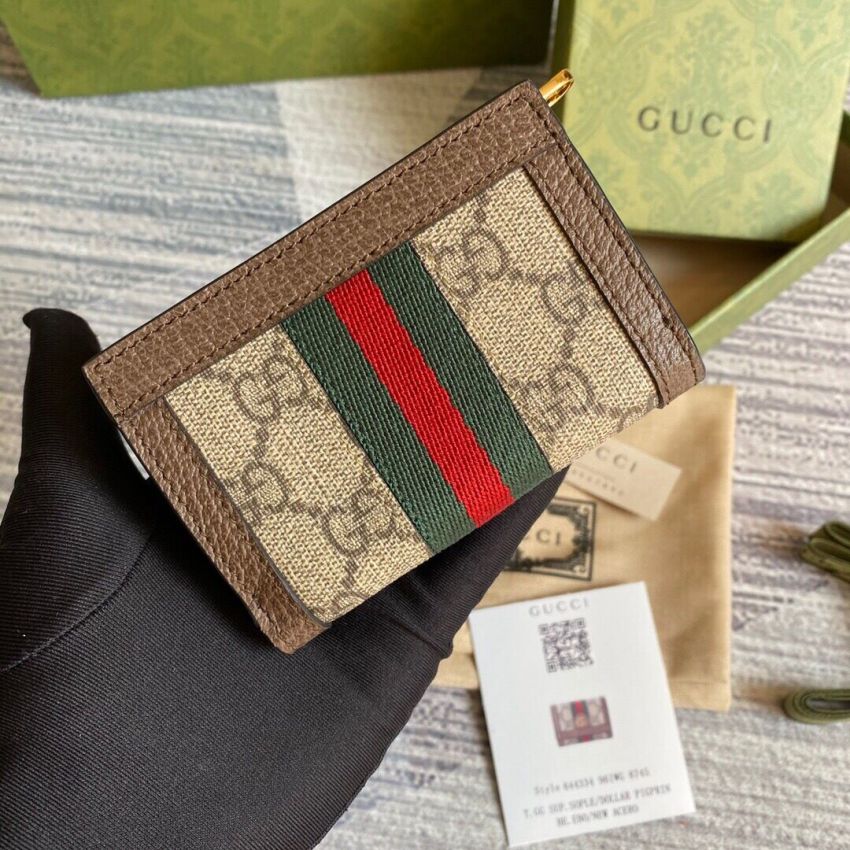 Gvc*1 GG Ophidia Compact wallet