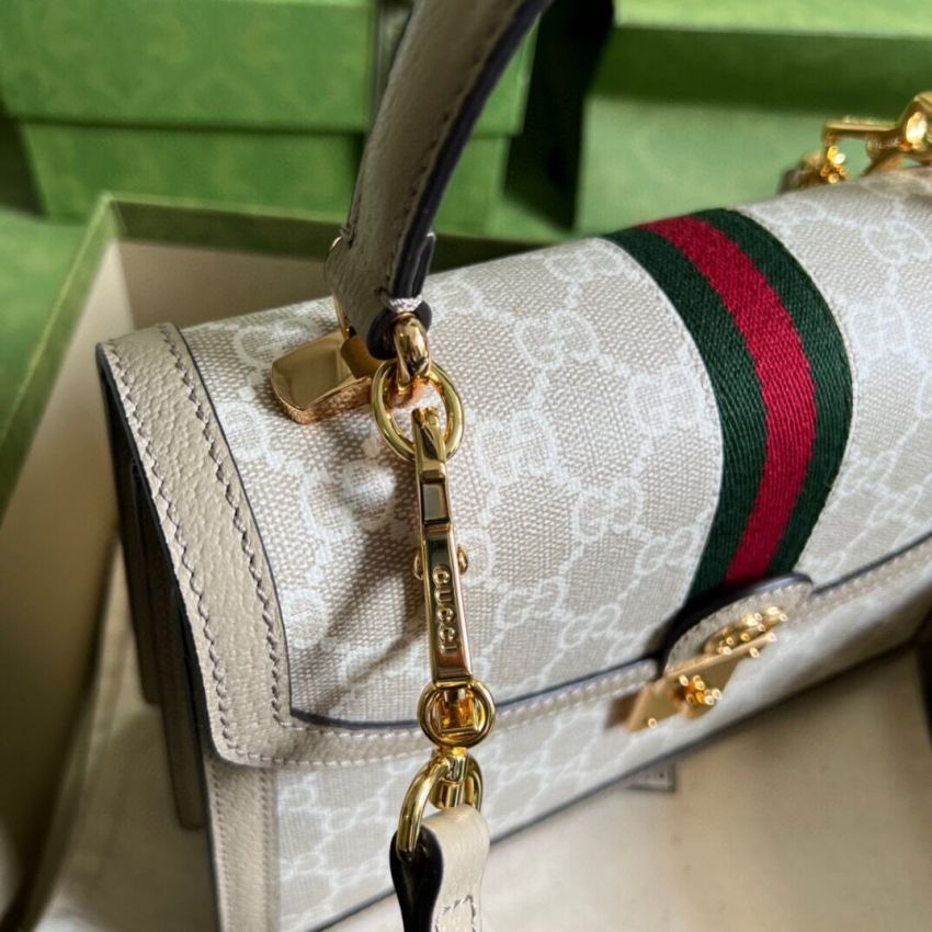 Gvc*1 Ophidia Top Handle Bag