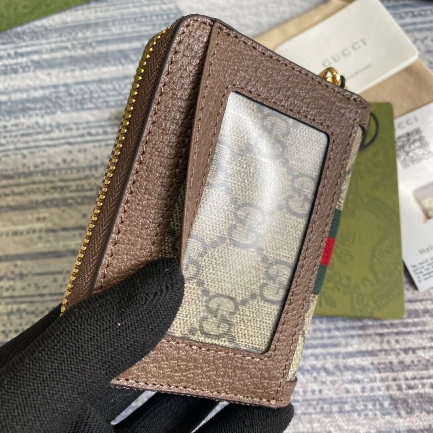 Gvc*1 GG Ophidia Compact wallet