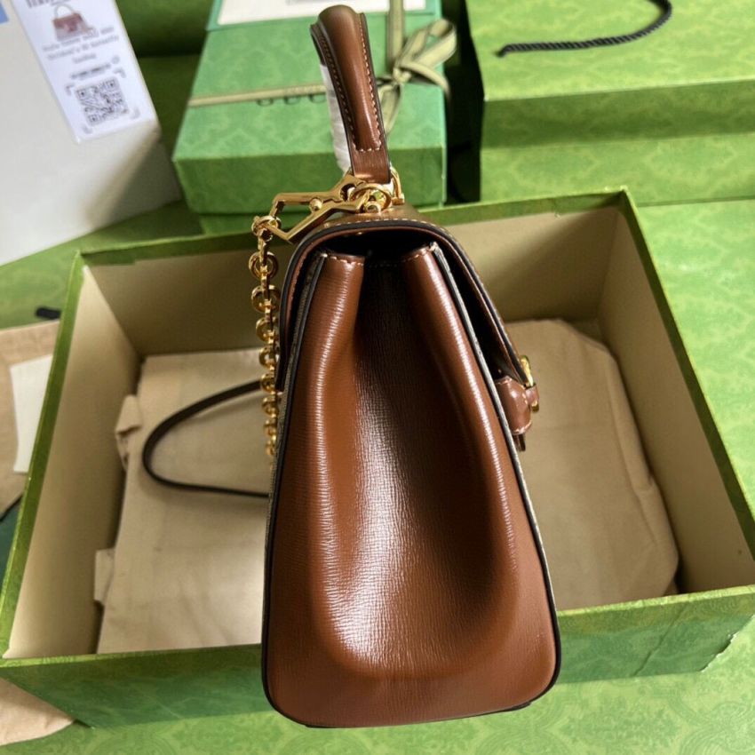 Gvc*1 Horsebit 1955 GG Medium Boston Bag