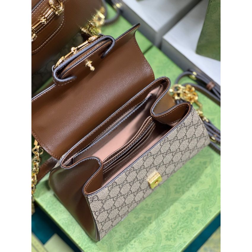 Gvc*1 Horsebit 1955 GG Mini Boston Bag