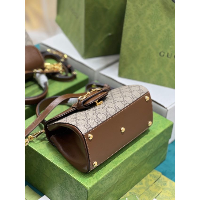 Gvc*1 Horsebit 1955 GG Mini Boston Bag