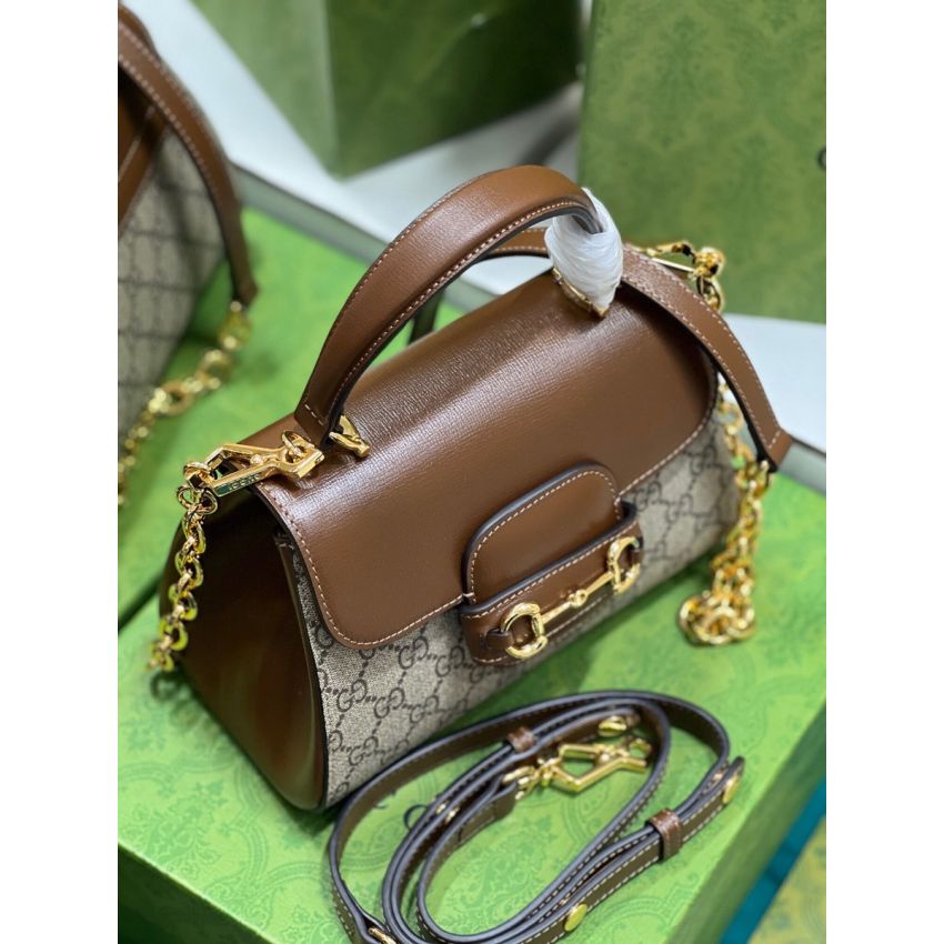 Gvc*1 Horsebit 1955 GG Mini Boston Bag