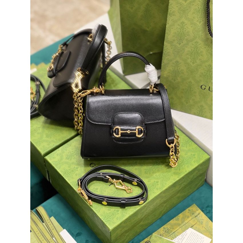 Gvc*1 Horsebit 1955 GG Mini Boston Bag