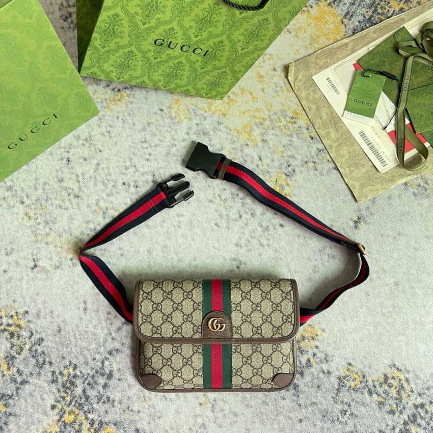 Gvc*1 Ophidia GG Small Belt Bag