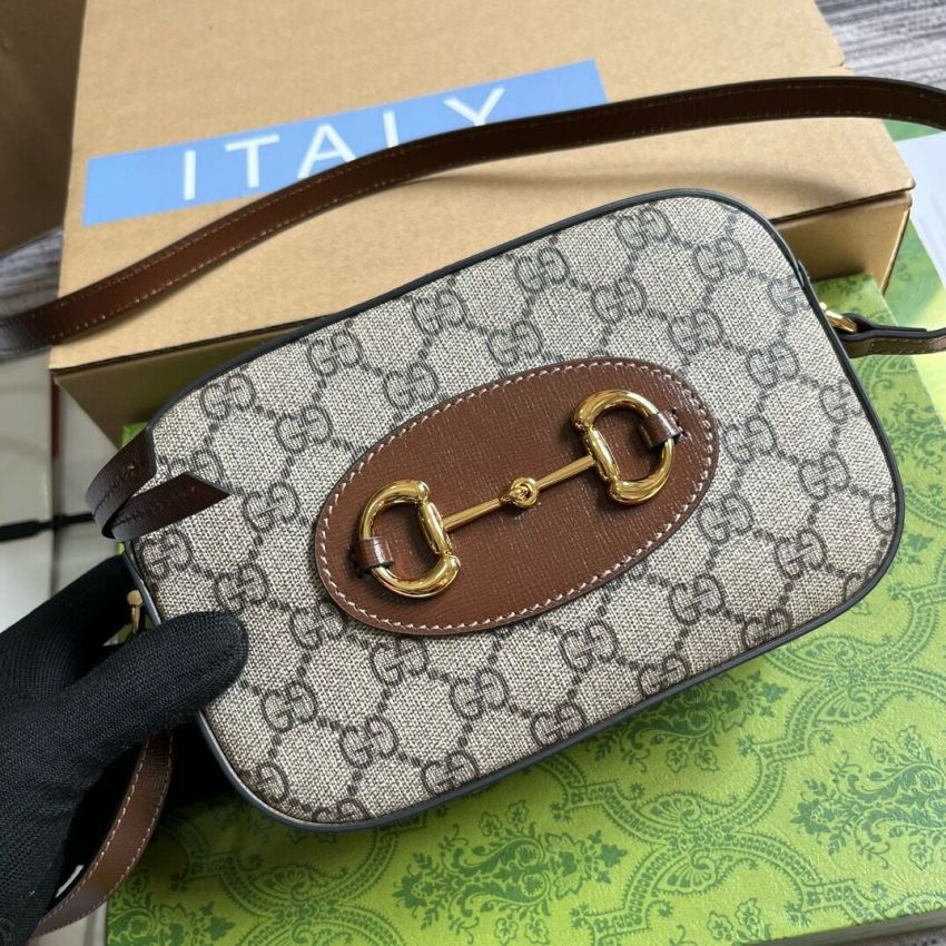 Gvc*1 Horsebit 1955 GG Small Shoulder Bag