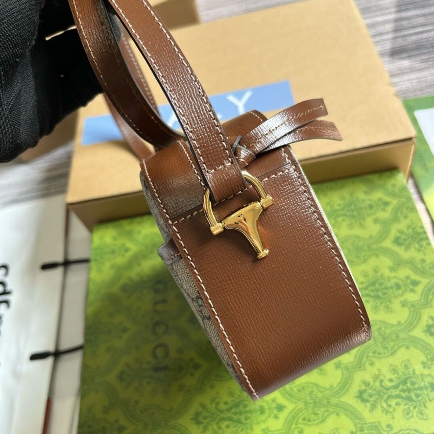 Gvc*1 Horsebit 1955 GG Small Shoulder Bag