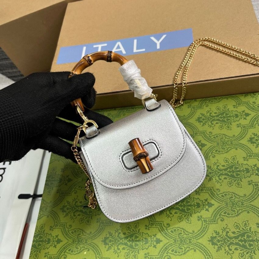 Gvc*1 Bamboo Mini Chain Bag