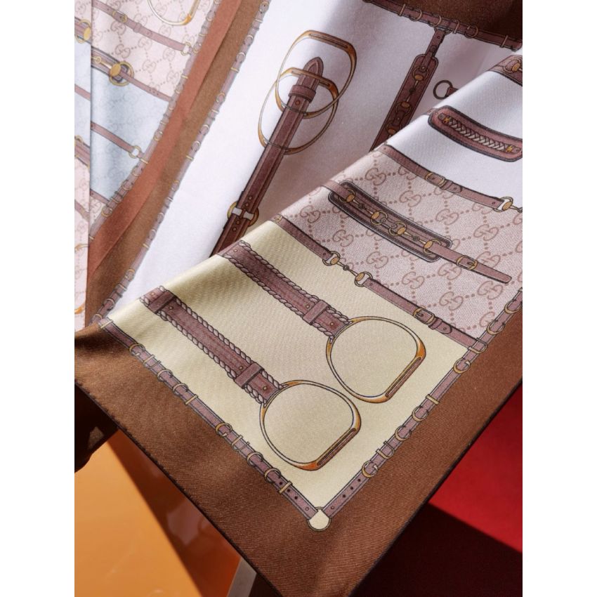 Gvc*1 Square Silk Scarf
