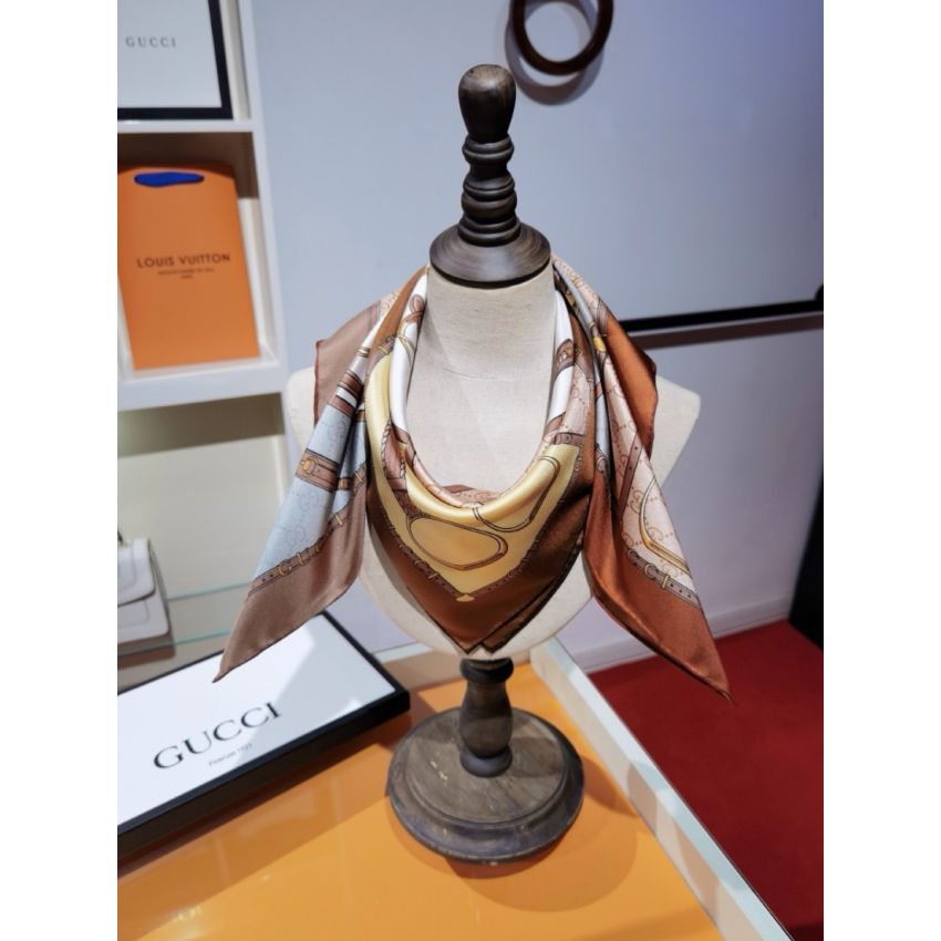 Gvc*1 Square Silk Scarf