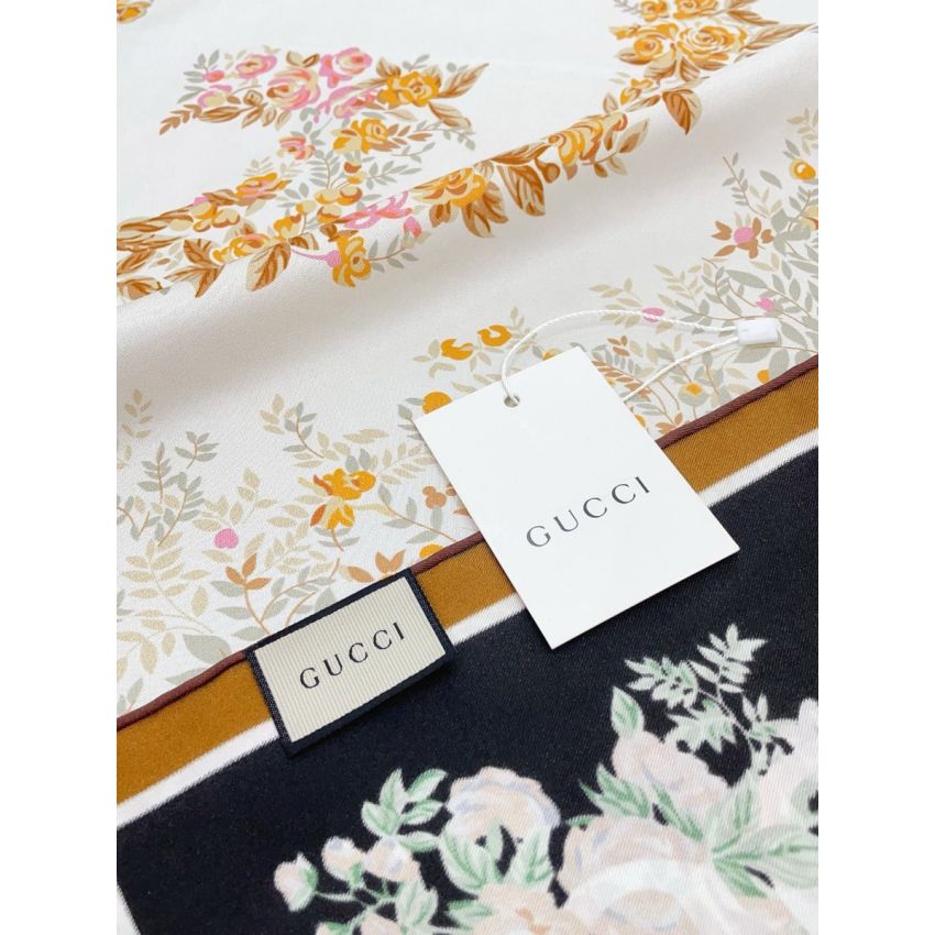 Gvc*1 Square Silk Scarf