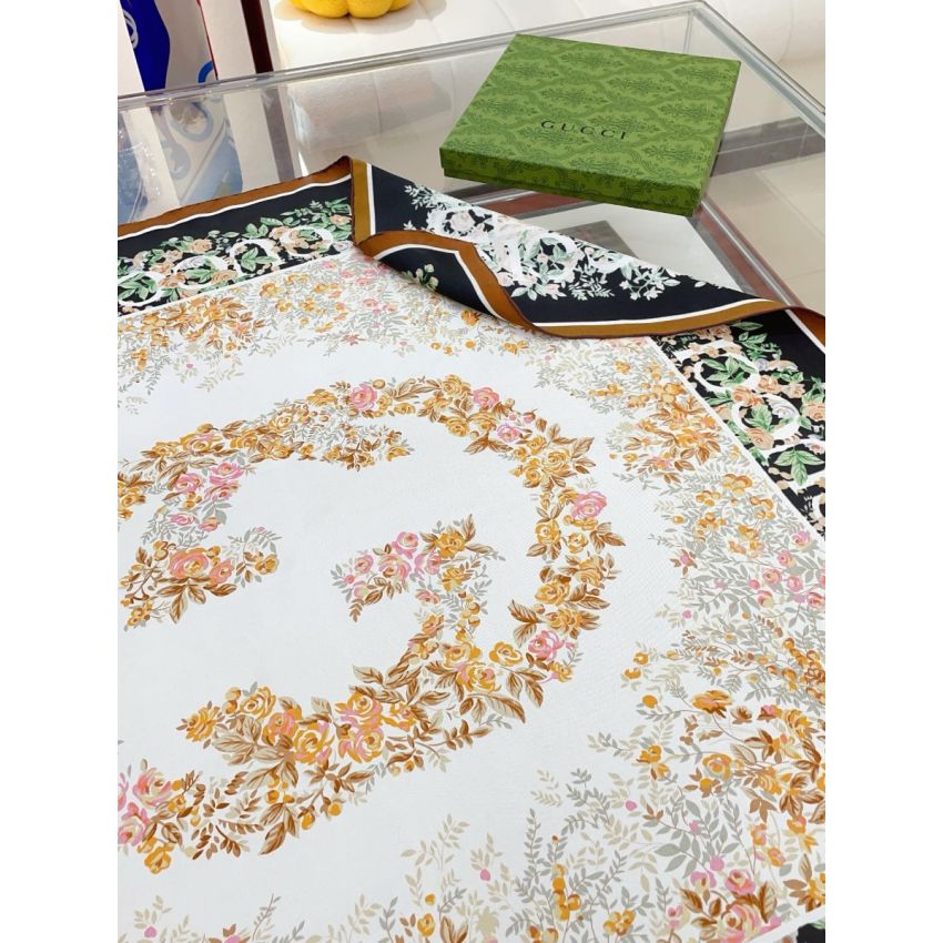 Gvc*1 Square Silk Scarf