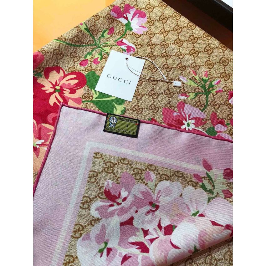 Gvc*1 Square Silk Scarf
