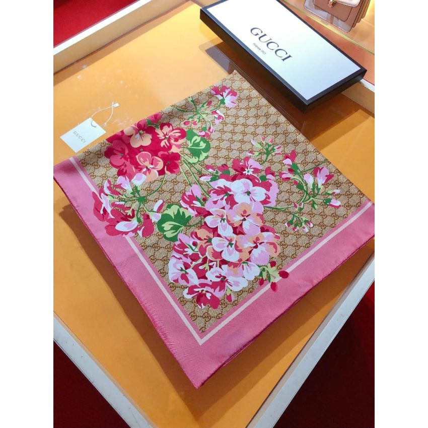 Gvc*1 Square Silk Scarf