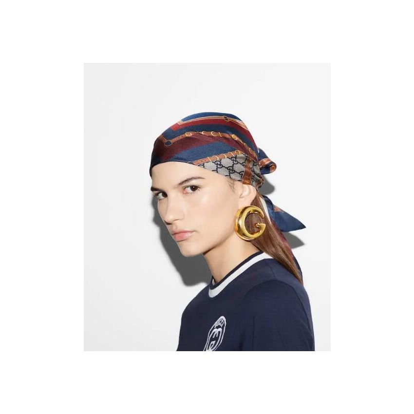 Gvc*1 Square Silk Scarf