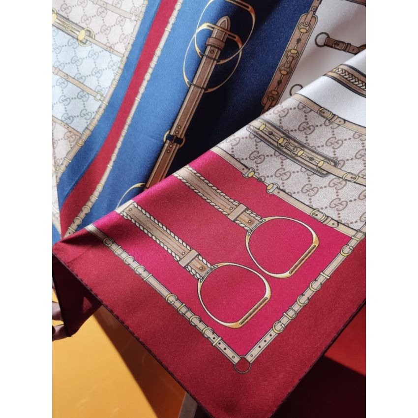 Gvc*1 Square Silk Scarf