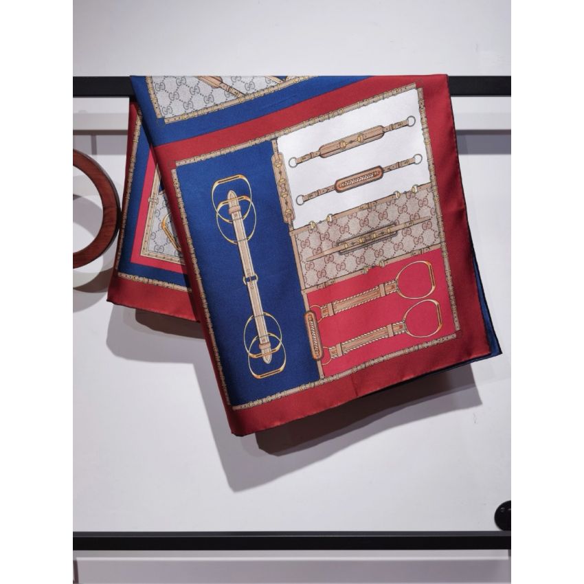 Gvc*1 Square Silk Scarf