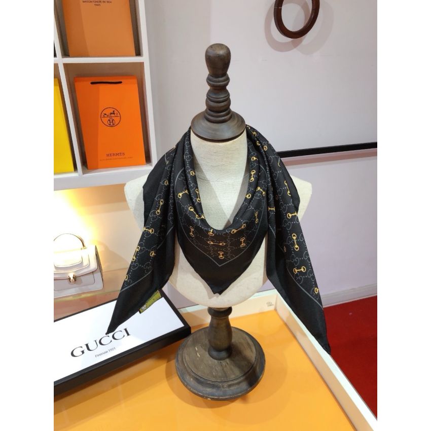 Gvc*1 Square Silk Scarf