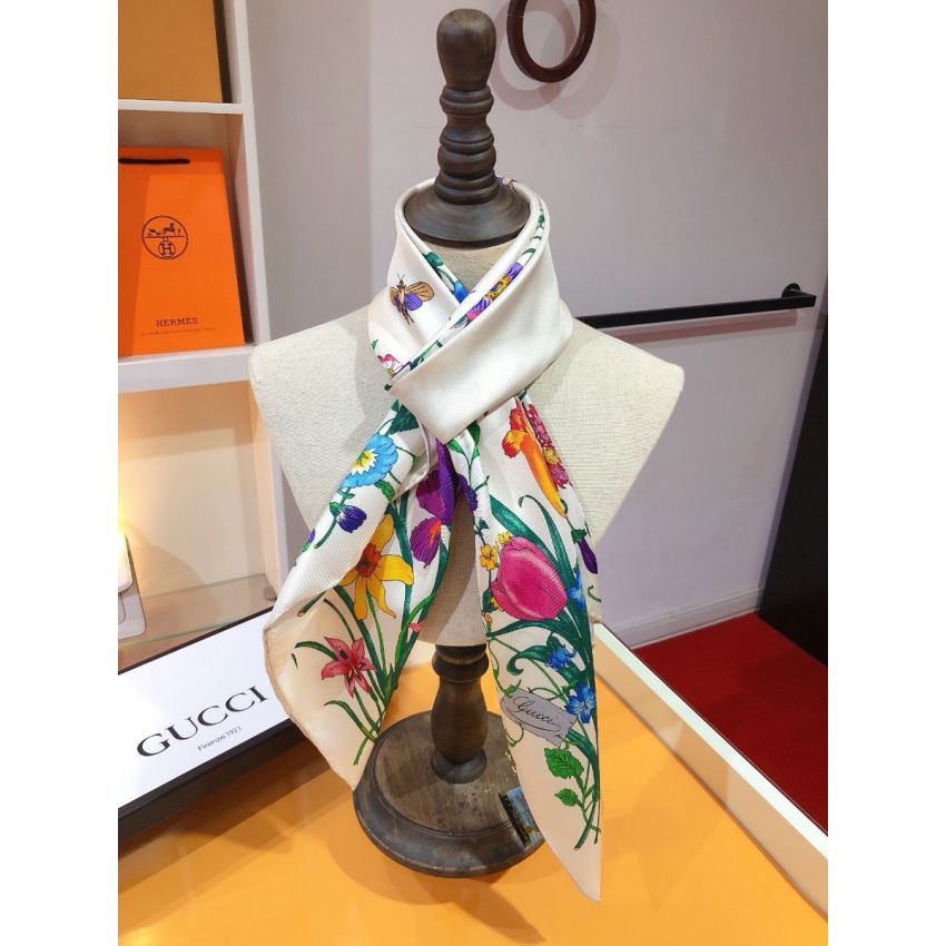 Gvc*1 Square Silk Scarf