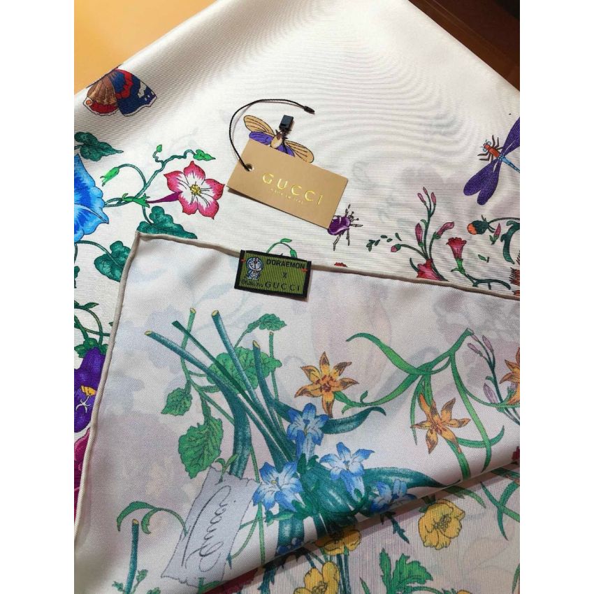 Gvc*1 Square Silk Scarf