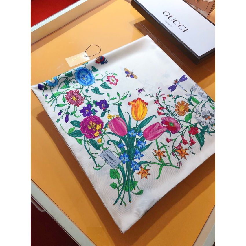 Gvc*1 Square Silk Scarf