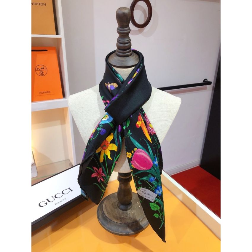 Gvc*1 Square Silk Scarf