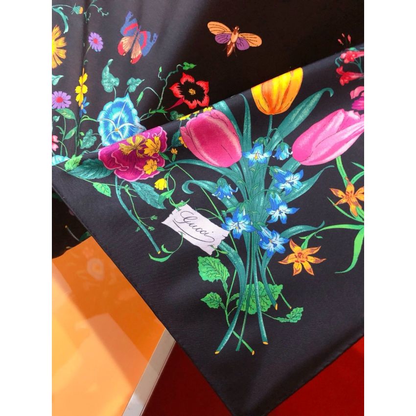 Gvc*1 Square Silk Scarf