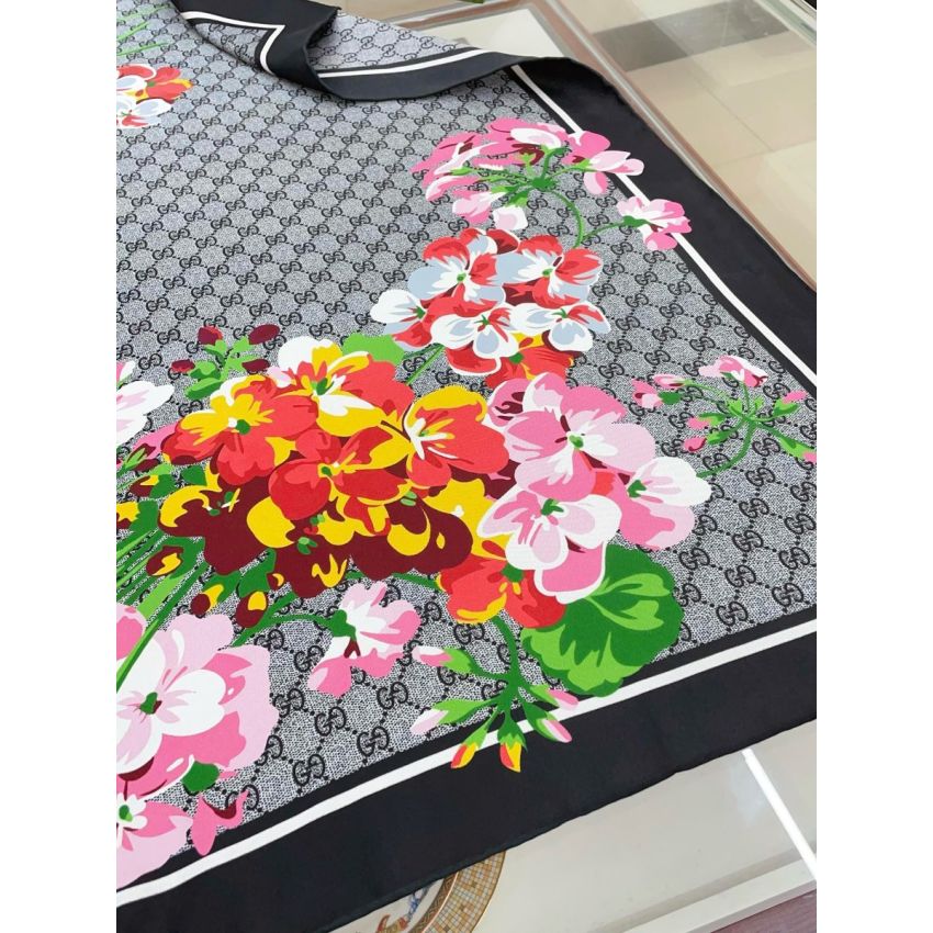 Gvc*1 Square Silk Scarf