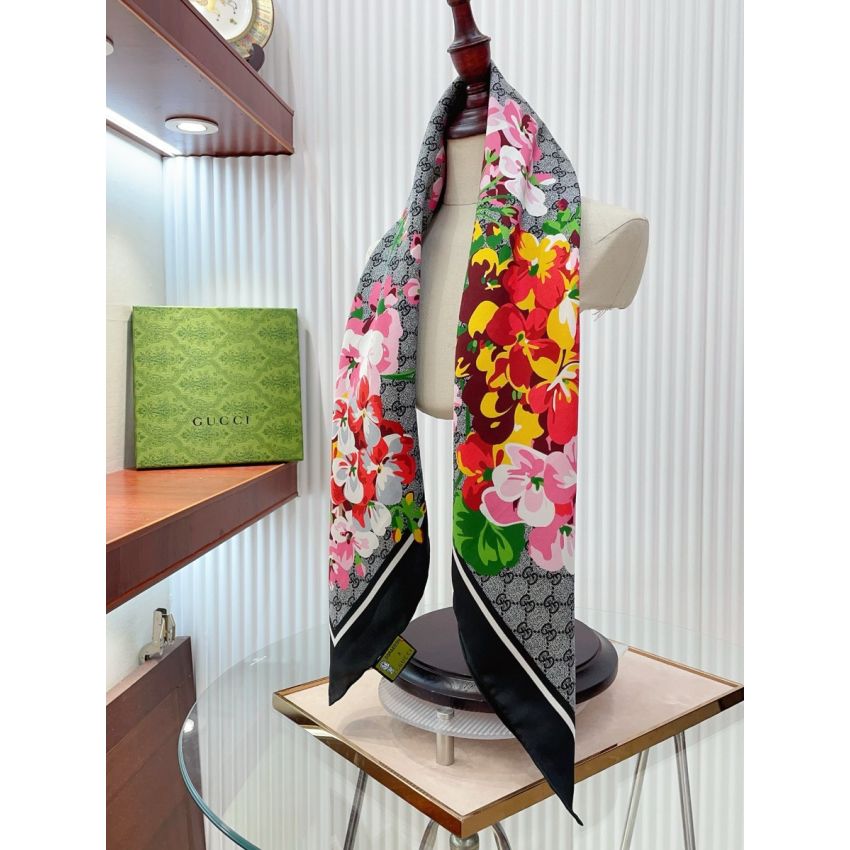 Gvc*1 Square Silk Scarf
