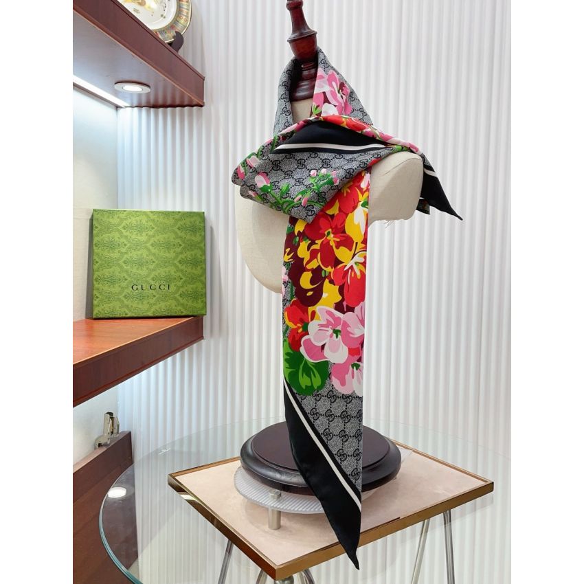 Gvc*1 Square Silk Scarf