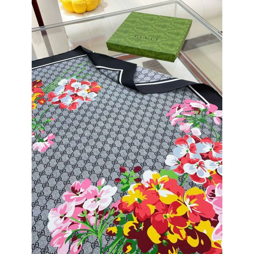 Gvc*1 Square Silk Scarf