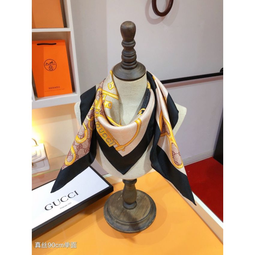 Gvc*1 Square Silk Scarf