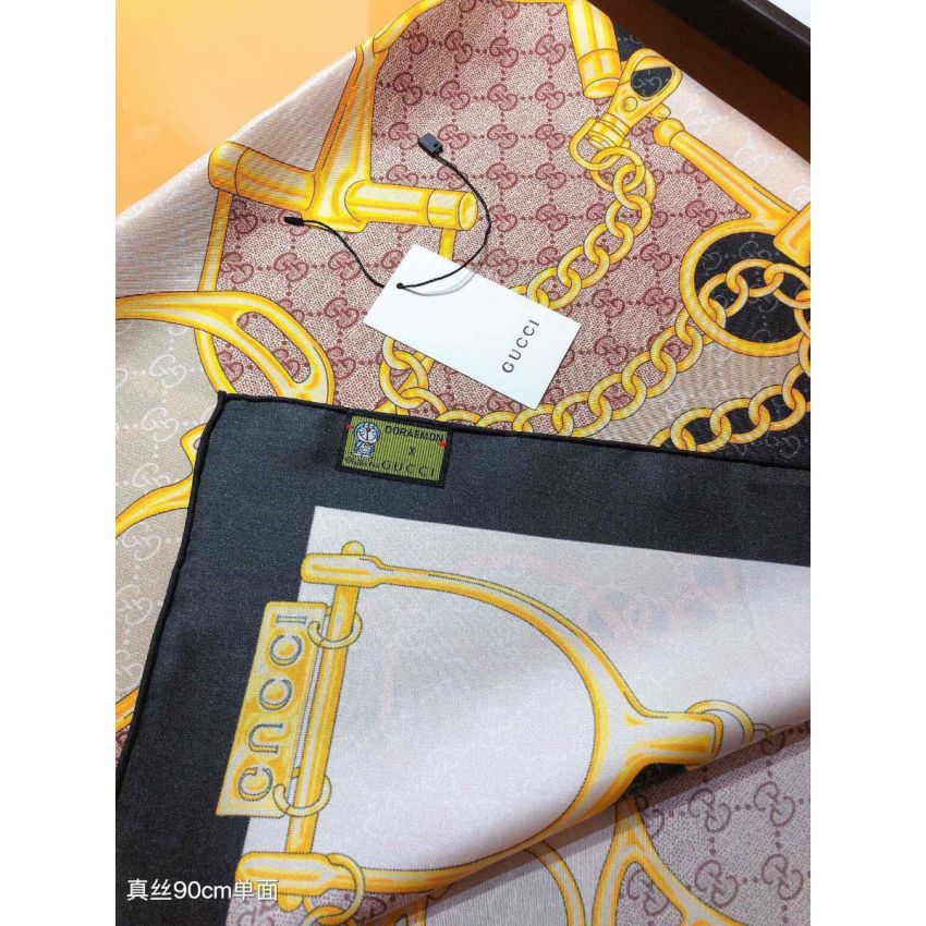 Gvc*1 Square Silk Scarf