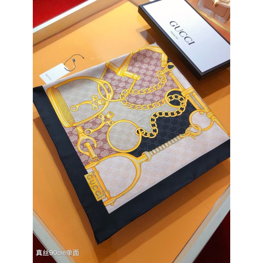 Gvc*1 Square Silk Scarf