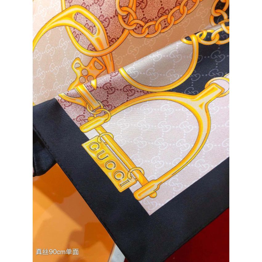 Gvc*1 Square Silk Scarf