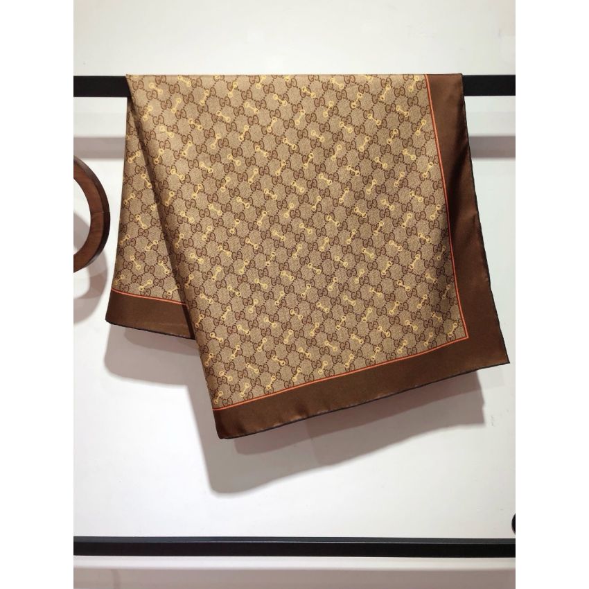Gvc*1 Square Silk Scarf