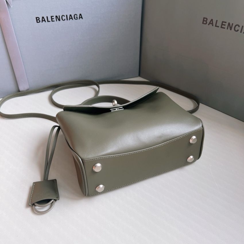 Ba1en*iaga Rodeo Mini Handbag-Khaki