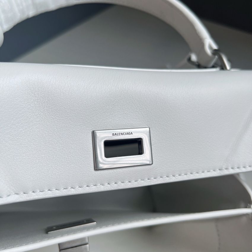 Ba1en*iaga Rodeo Mini Handbag-White