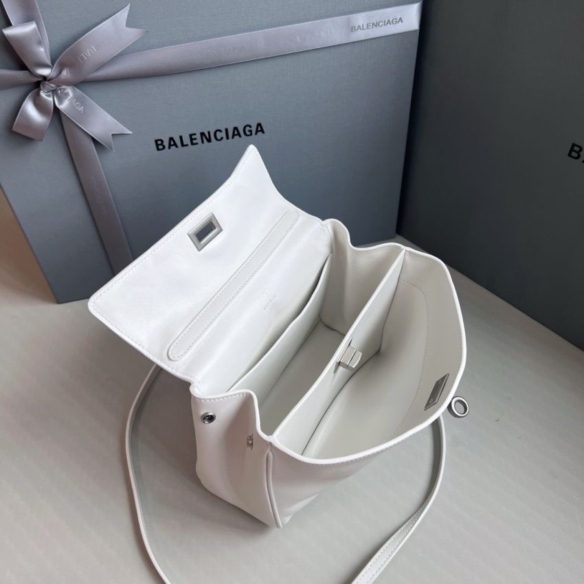Ba1en*iaga Rodeo Mini Handbag-White