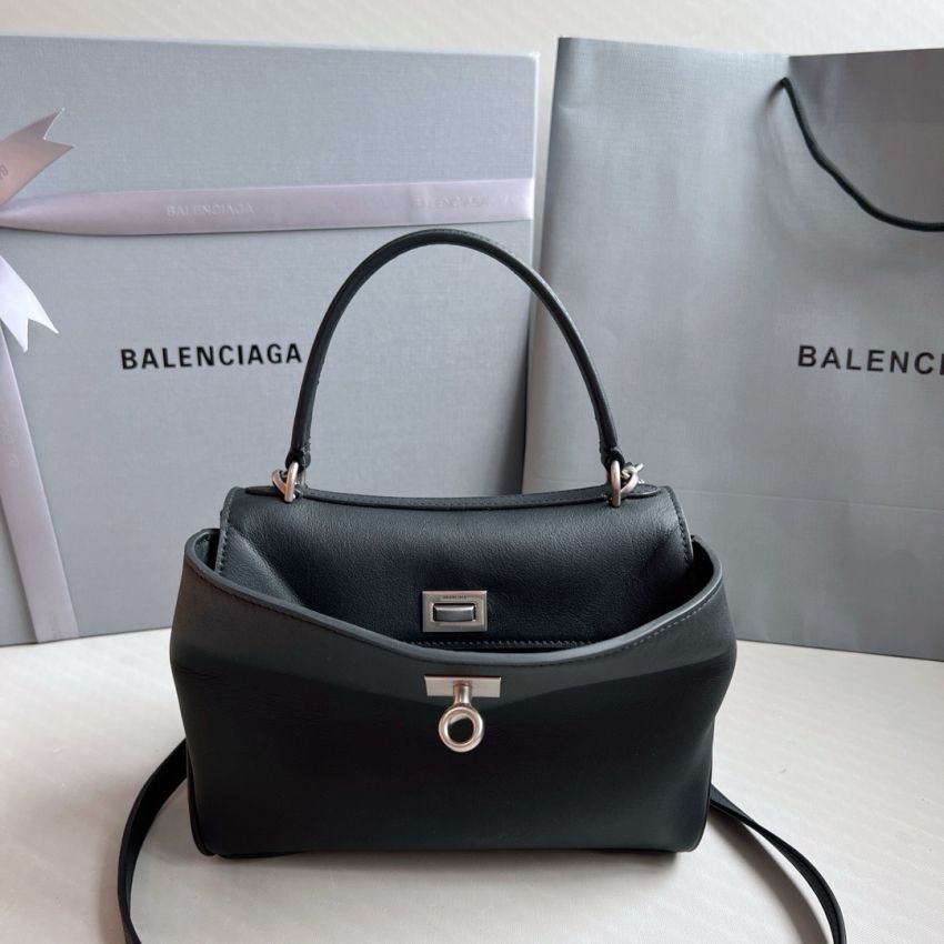 Ba1en*iaga Rodeo Mini Handbag-Black
