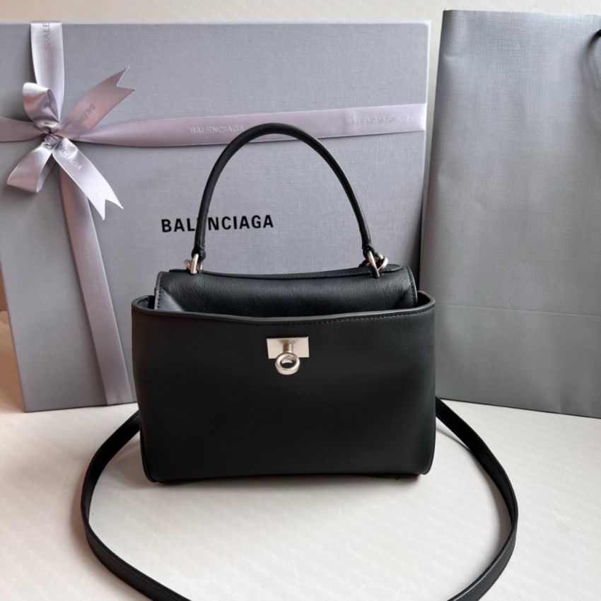 Ba1en*iaga Rodeo Mini Handbag-Black