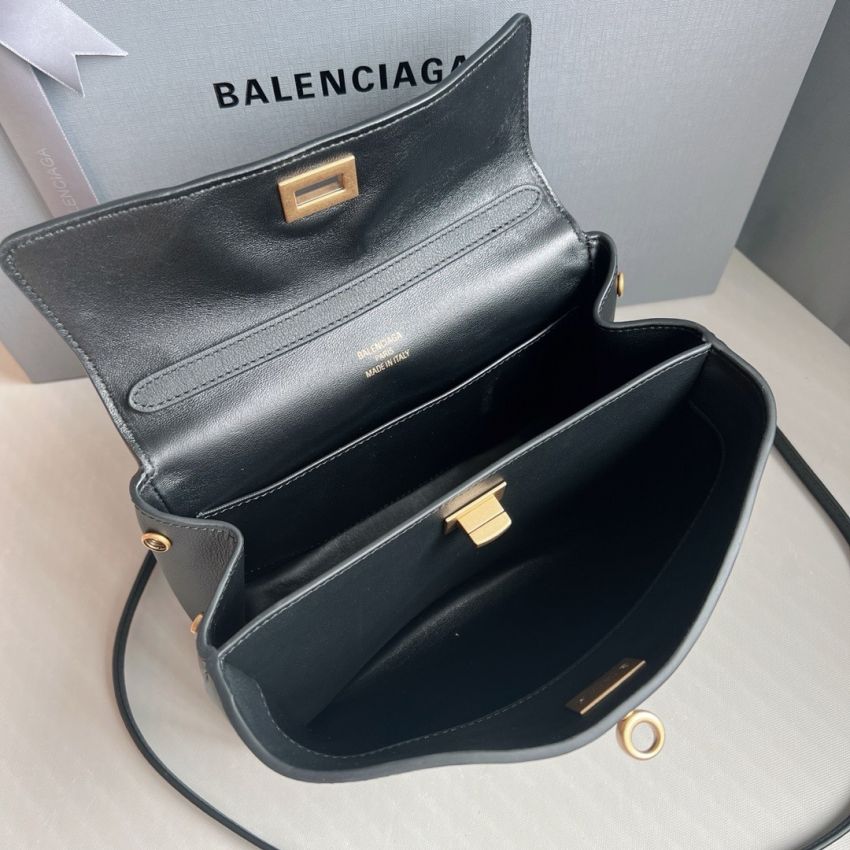 Ba1en*iaga Rodeo Mini Handbag-Black